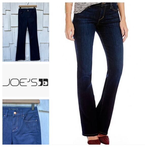 NWT Joe's Jeans The Muse Sophist Bootcut High Waist‎ Denim Dark Wash Size 25 - Picture 1 of 9
